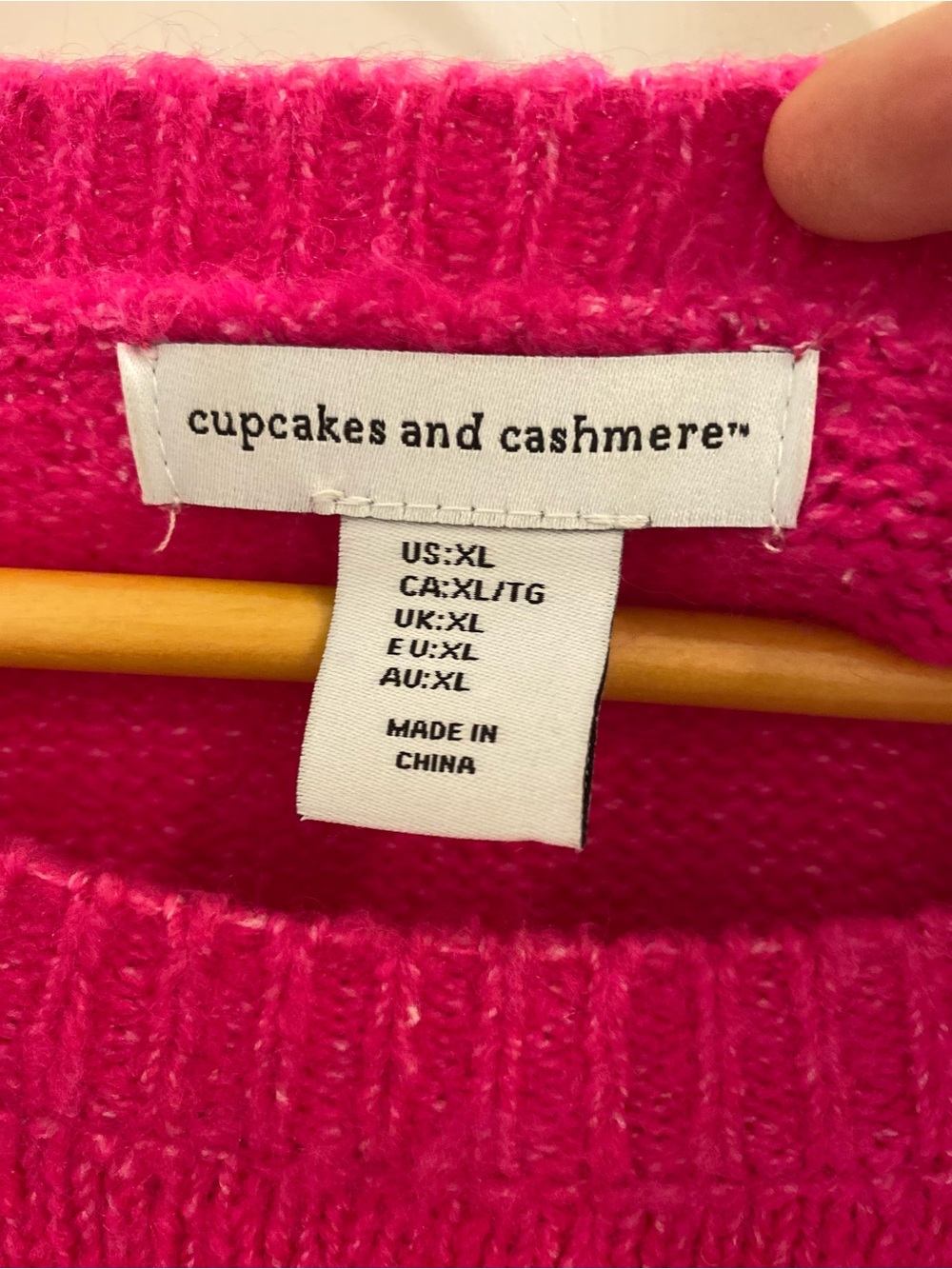 Cupcakes & Cashmere Love Heart Sweater Pink XL - Picture 3 of 8